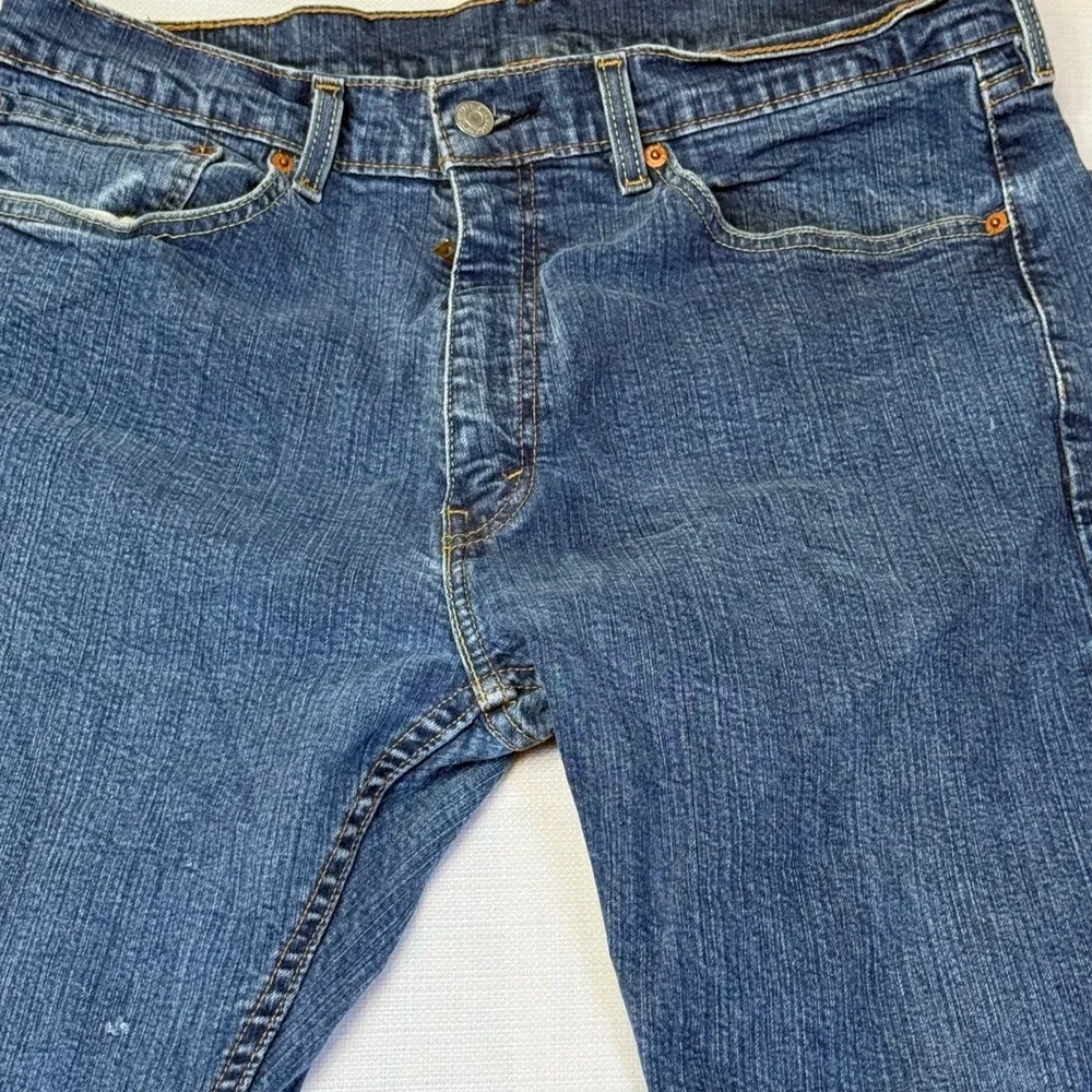 Levi Strauss Co 505 Mens W36 L30 Blue Denim Jeans Classic Fit‎ Straight Leg